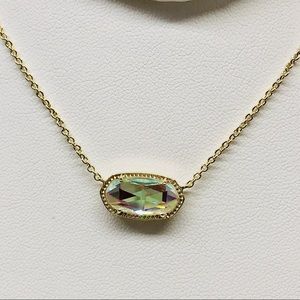 Kendra Scott Elisa Dichroic Gold tone Necklace